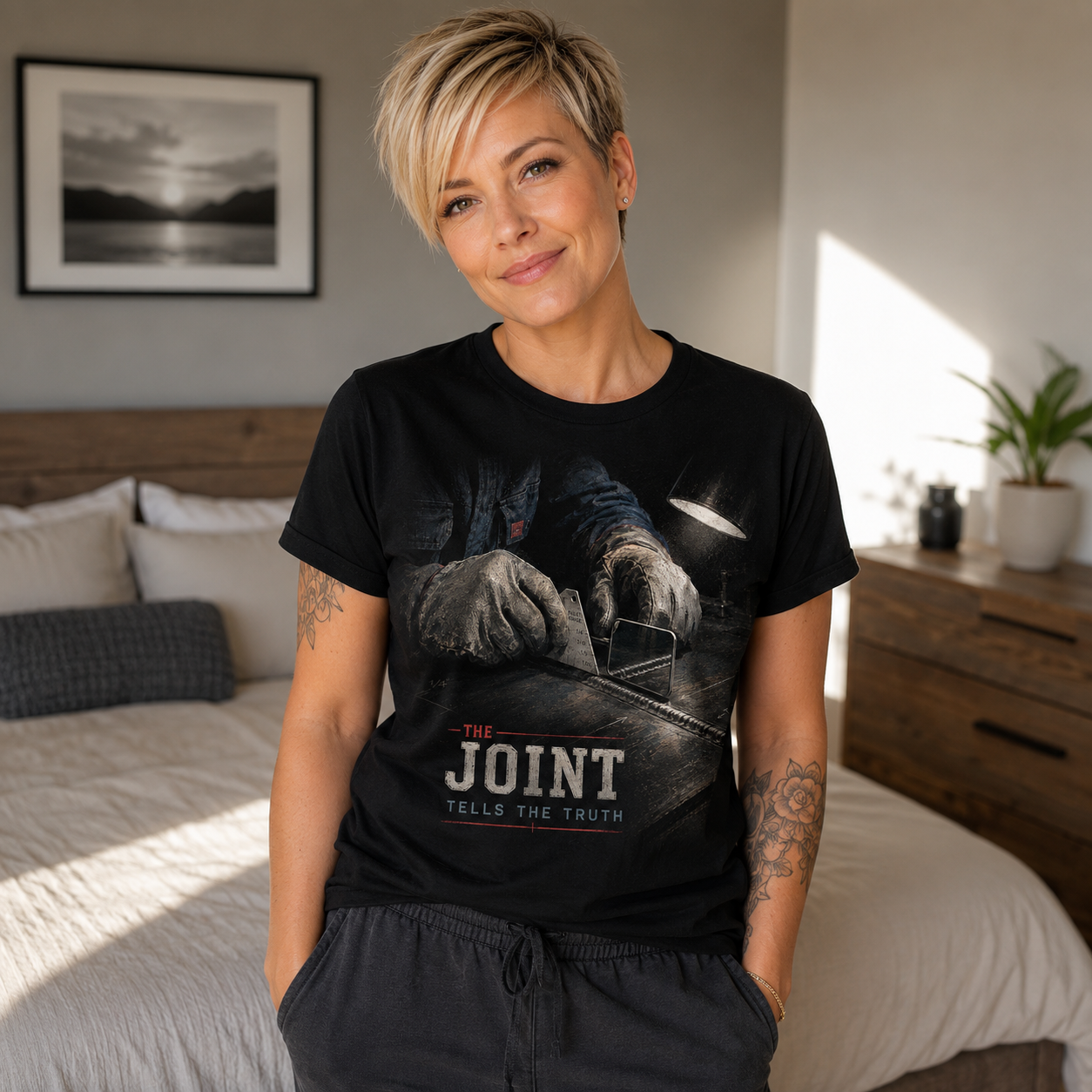 Joint Rolling T‑Shirt