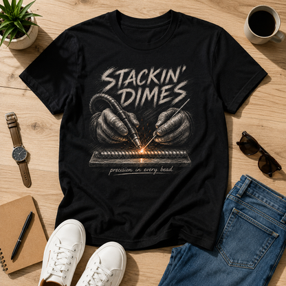 Stackin' Dimes Welding Tee