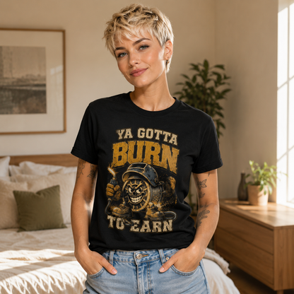 Welder Burn to Earn Gym T-Shirt