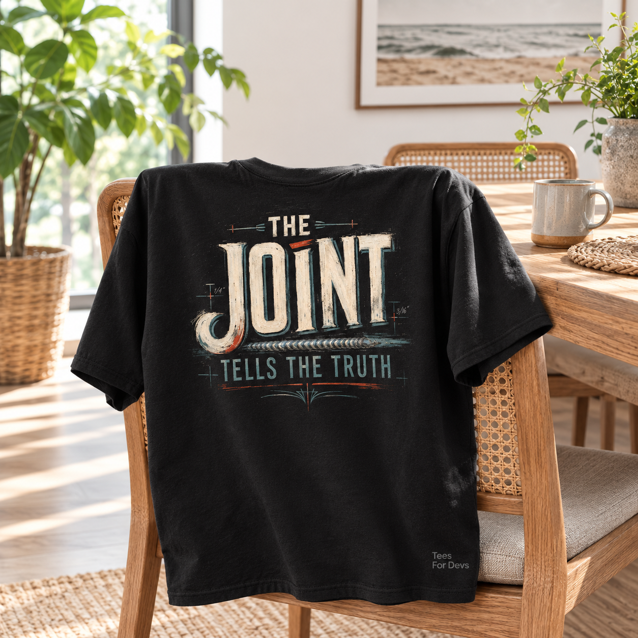 The Joint Tells The Truth Tee - Vintage Retro Graphic T-Shirt