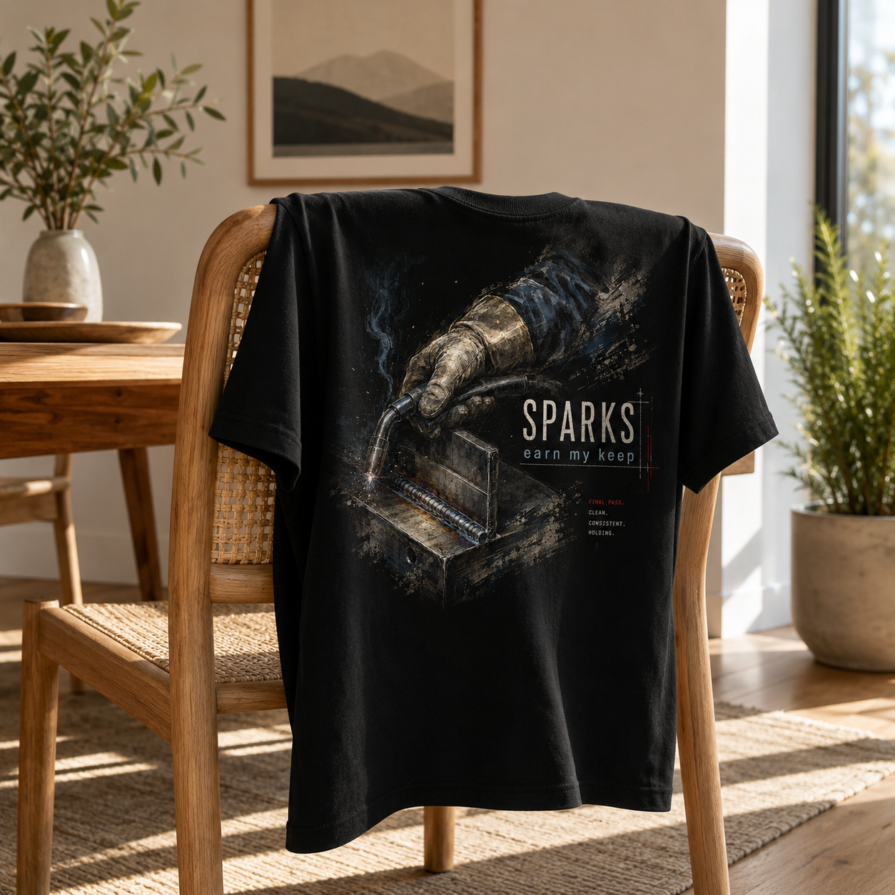 Sparks Piano Glove T‑Shirt