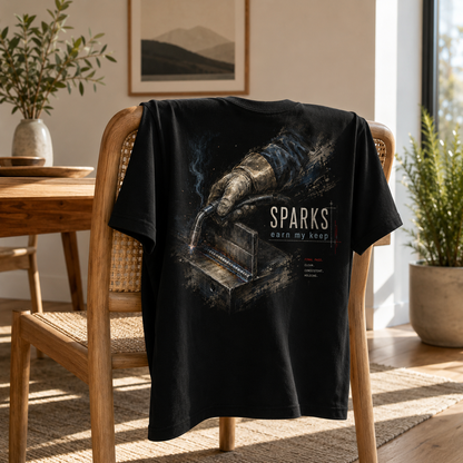 Sparks Piano Glove T‑Shirt