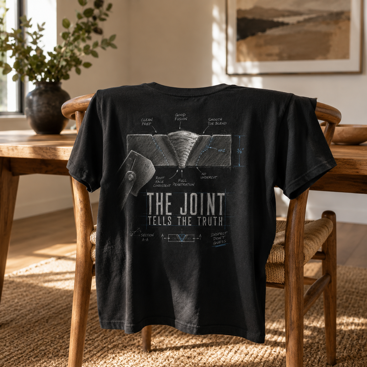 The Joint Tells the Truth tee | Anatomical Spine X-ray design