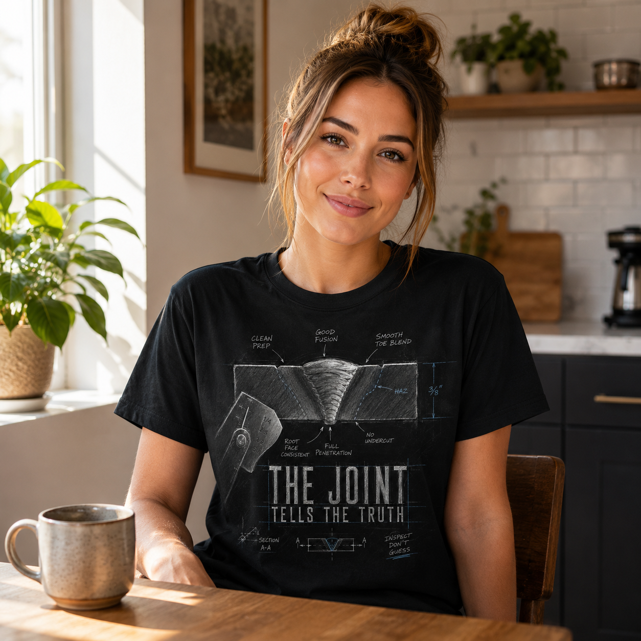 The Joint Tells the Truth tee | Anatomical Spine X-ray design