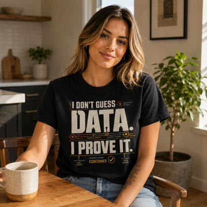 I Don't Guess Data, I Prove It