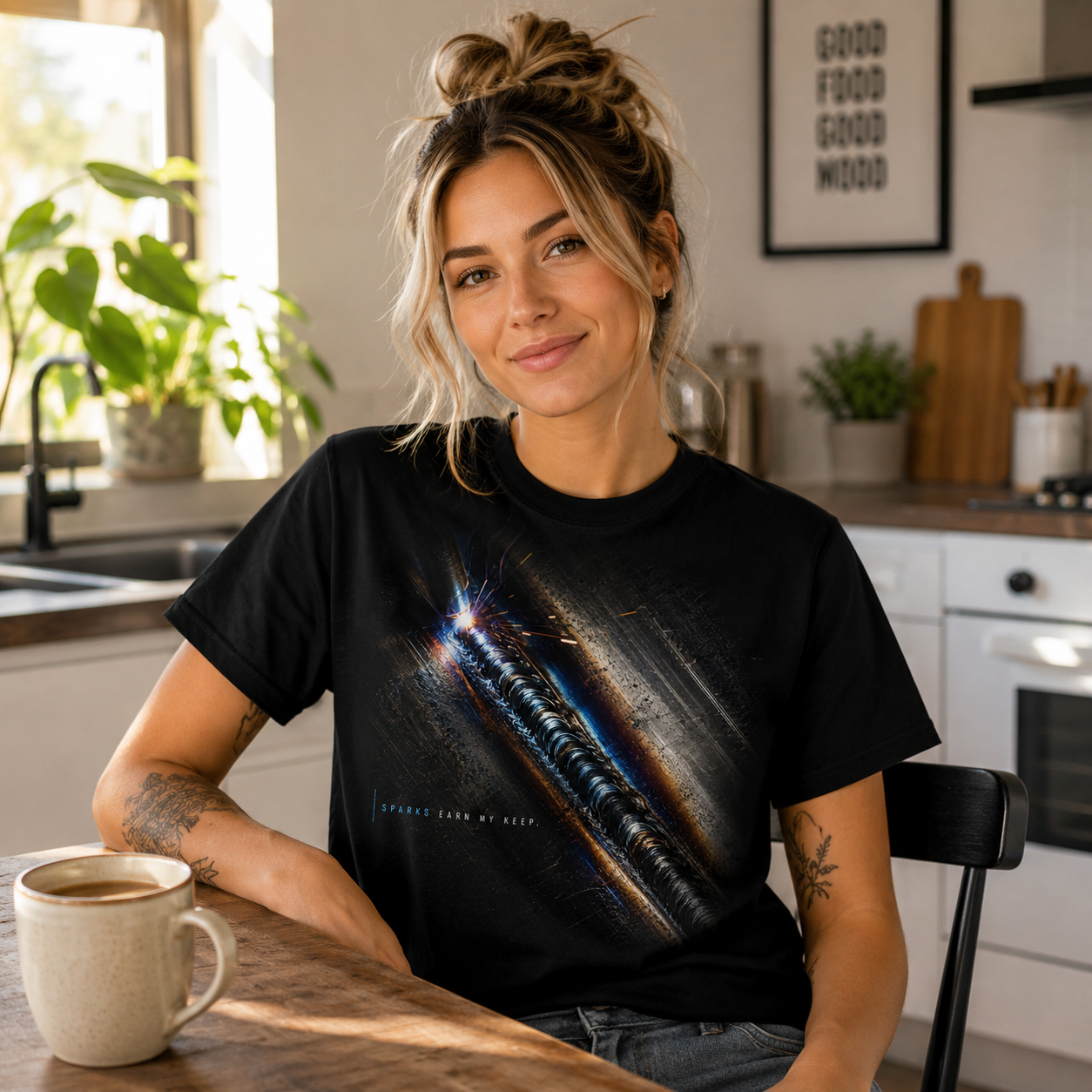 Astro Night Cityscape Tee