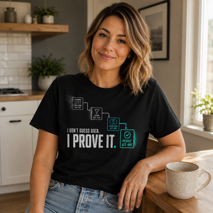 I Don’t Guess Data — I Prove It T-Shirt