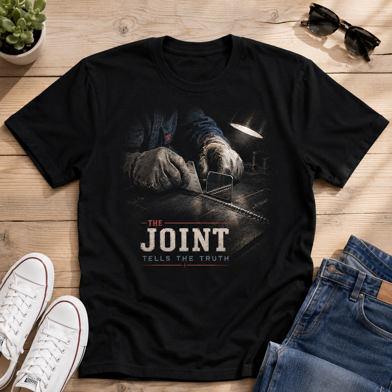 Joint Rolling T‑Shirt
