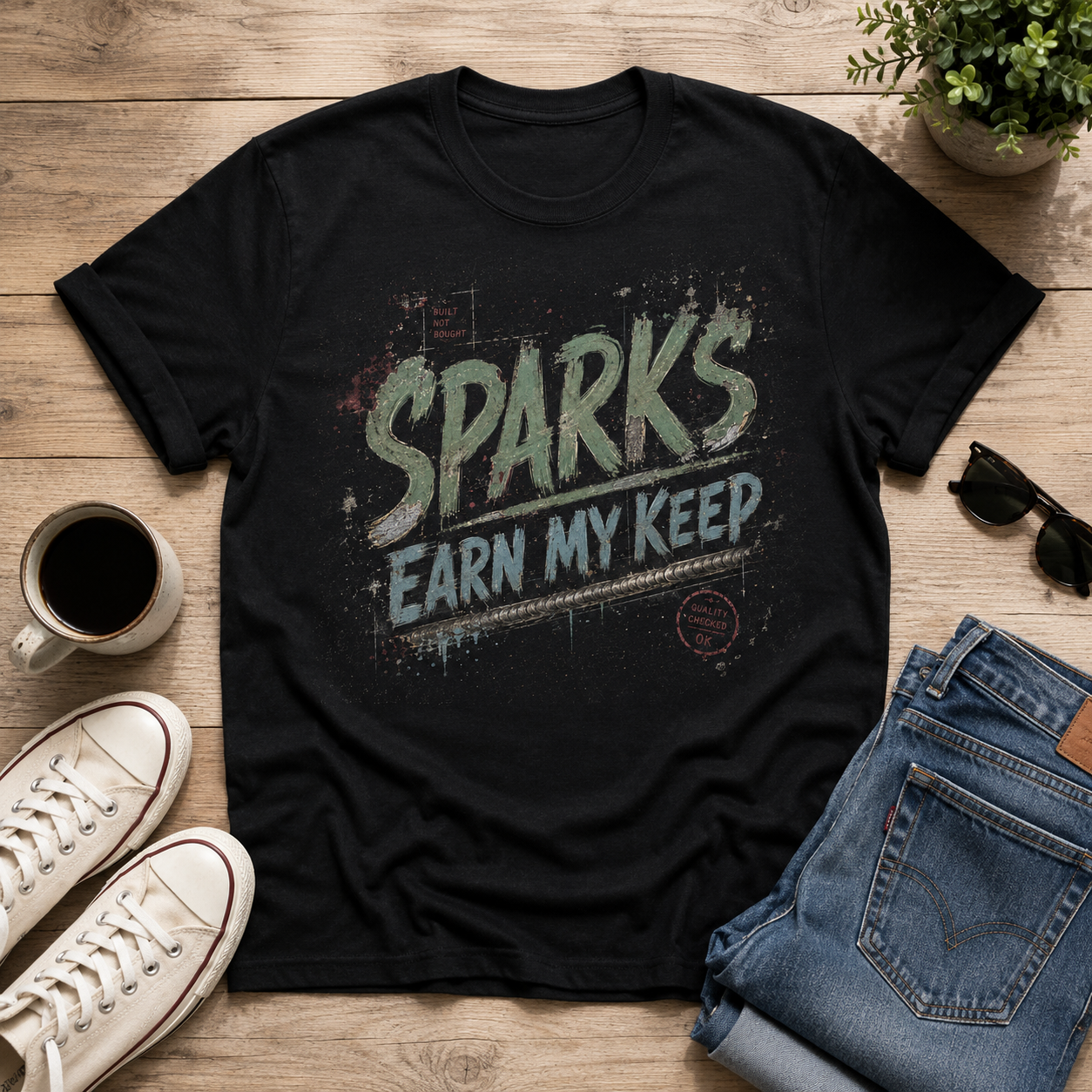 Sparks "Earn My Keep" Graphic Tee