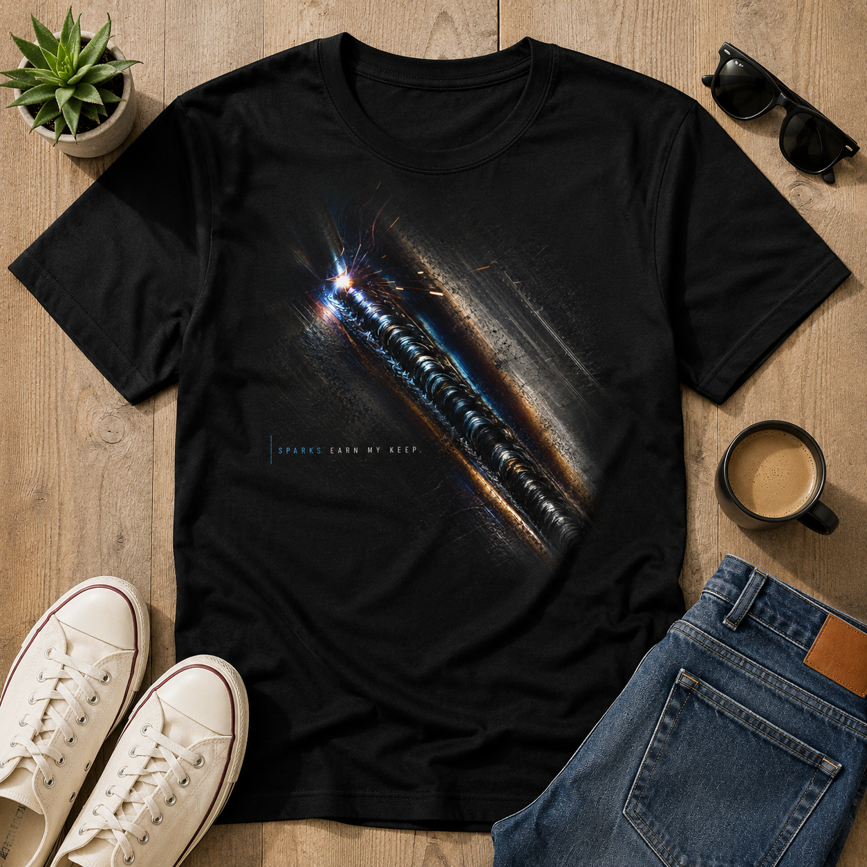Astro Night Cityscape Tee