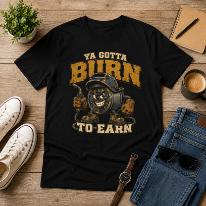 Welder Burn to Earn Gym T-Shirt
