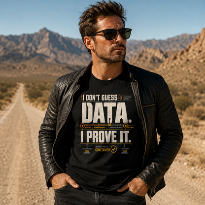 I Don't Guess Data, I Prove It