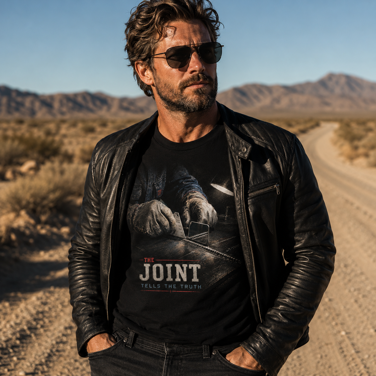 Joint Rolling T‑Shirt