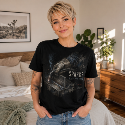 Sparks Piano Glove T‑Shirt