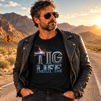 TIG Life T‑Shirt - Welding TIG Tee for Welders & Metalworkers