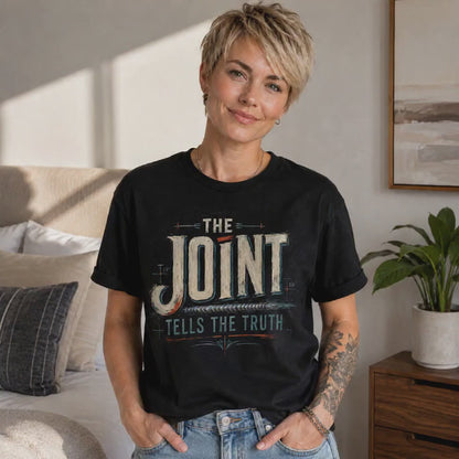 The Joint Tells The Truth Tee - Vintage Retro Graphic T-Shirt